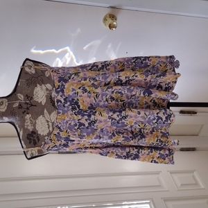 Torrid Floral Babydoll Cami size 2 18/20